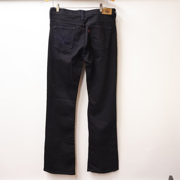 Levis 515 Womens Bootcut Black Denim Jeans Size 8M Made In Colombia - Picture 9 of 15
